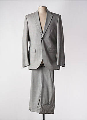 Costume de ville manches longues gris LUCAS DELLI homme