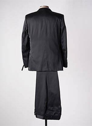 Costume de cérémonie fermeture zippée sous rabat boutonné noir WILVORST homme