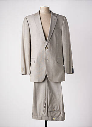 Costume de ville fermeture zippée sous rabat boutonné gris DANIEL HECHTER homme