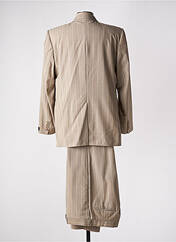 Costume de ville beige LUCAS DELLI pour homme seconde vue