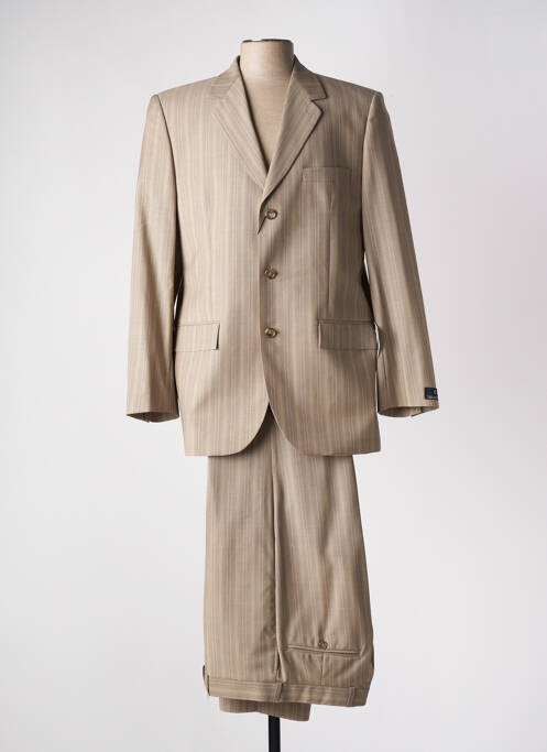 Costume de ville beige LUCAS DELLI pour homme