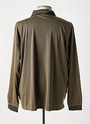 Polo manches longues manches longues vert PRE END homme