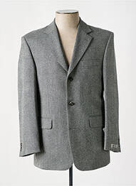 Blazer tissage chiné gris M homme