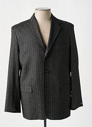 Blazer tissage chiné marron LUCAS DELLI homme