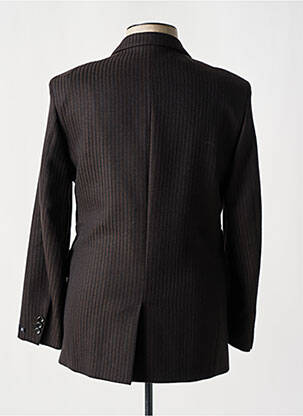 Blazer tissage chiné marron LUCAS DELLI homme