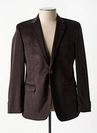 Blazer finition intérieure doublure imprimée marron DANIEL HECHTER homme