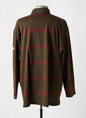 Polo marron PIONEER pour homme seconde vue