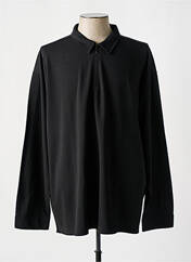 Polo noir ALLSIZE pour homme seconde vue