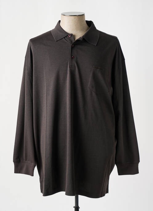 Polo marron MONTE CARLO pour homme