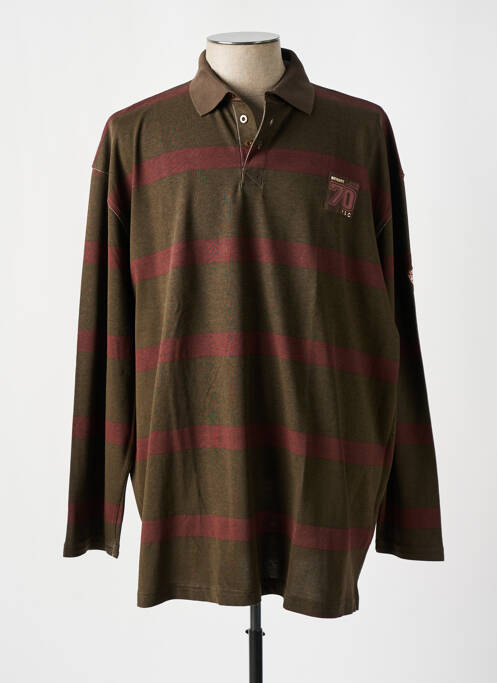 Polo marron PIONEER pour homme