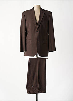 Costume de ville manches longues marron LUCAS DELLI homme