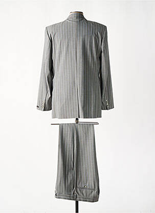 Costume de ville finition intérieure doublure satiné gris LUCAS DELLI homme