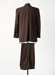 Costume de ville marron LUCAS DELLI pour homme seconde vue