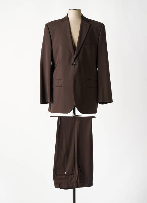 Costume de ville marron LUCAS DELLI pour homme