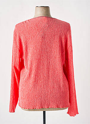 Top stretch manches longues rose GEVANA femme