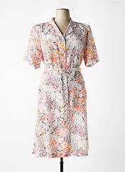 Robe mi-longue orange GEVANA pour femme seconde vue