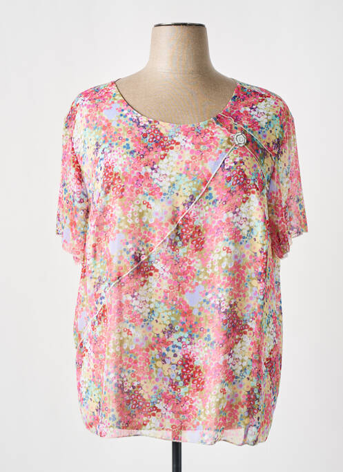 Blouse rose GEVANA pour femme