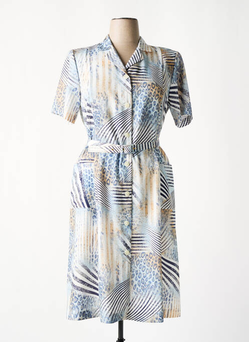 Robe mi-longue bleu GEVANA pour femme