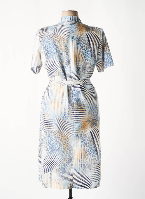 Robe mi-longue bleu GEVANA pour femme