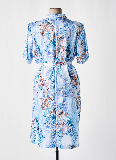 Robe mi-longue bleu GEVANA pour femme