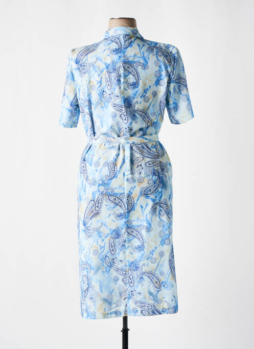 Robe mi-longue bleu GEVANA pour femme