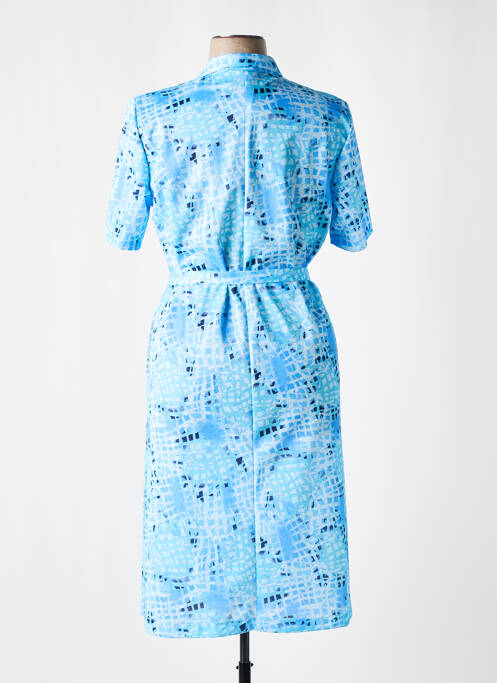 Robe mi-longue bleu GEVANA pour femme