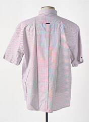 Chemise manches courtes rouge CAP 10 TEN pour homme seconde vue