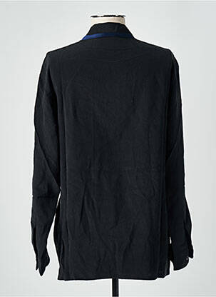 Chemisier coupe fluide manches longues noir EQUIPMENT femme