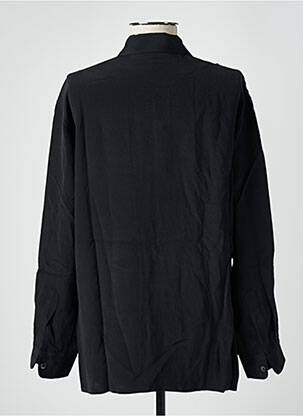 Chemisier coupe fluide manches longues noir EQUIPMENT femme