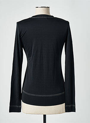 Top coupe cintrée manches longues noir EQUIPMENT femme