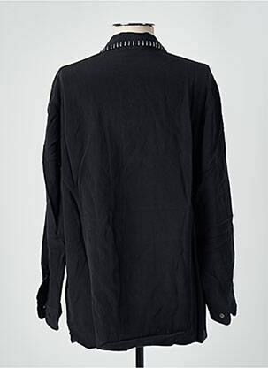 Chemisier coupe fluide manches longues noir EQUIPMENT femme
