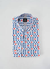 Chemise manches longues bleu BEGGA pour homme seconde vue