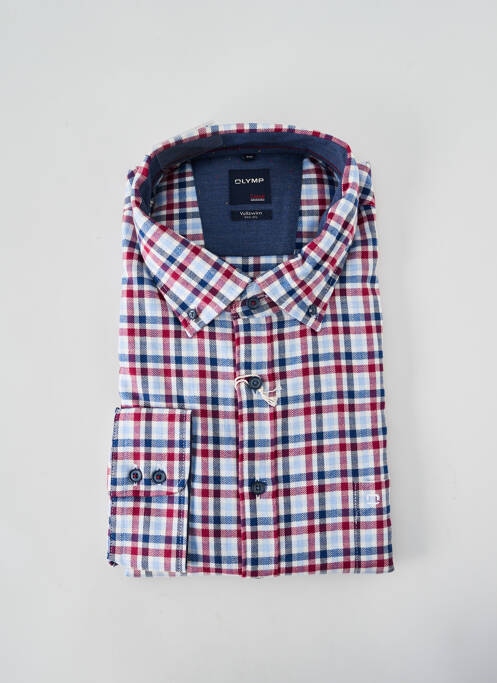 Chemise manches longues bleu OLYMP pour homme