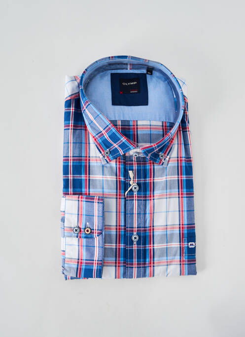 Chemise manches longues bleu OLYMP pour homme