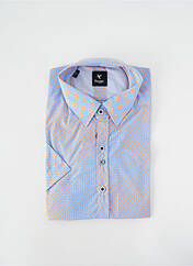 Chemise manches courtes bleu BEGGA pour homme seconde vue