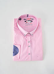 Chemise manches longues rose THE SURFCAR pour homme seconde vue
