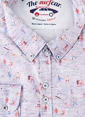 Chemise manches longues violet THE SURFCAR pour homme seconde vue