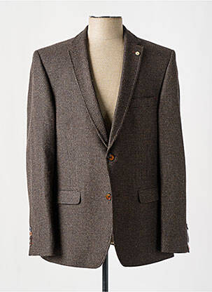 Blazer poches marron LUIGI MORINI homme