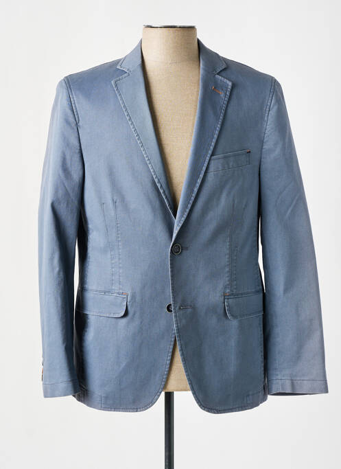 Blazer bleu LUIGI MORINI pour homme