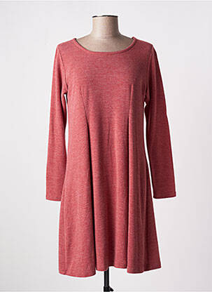 Robe courte manches longues manches longues rose TINTA STYLE femme