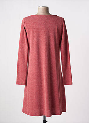 Robe courte manches longues manches longues rose TINTA STYLE femme