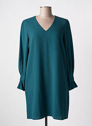 Robe courte manches longues manches longues vert TINTA STYLE femme