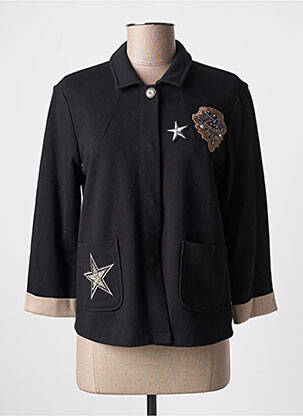 Veste casual coupe droite noir BETTY BARCLAY femme