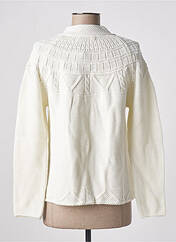 Gilet manches longues beige BARILOCHE pour femme seconde vue