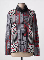 Gilet manches longues gris KALISSON pour femme seconde vue