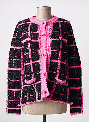 Gilet manches longues noir BARILOCHE pour femme