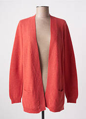 Gilet manches longues rouge BARILOCHE pour femme seconde vue