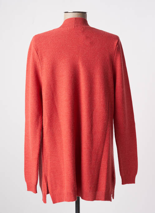 Gilet manches longues rouge BARILOCHE pour femme