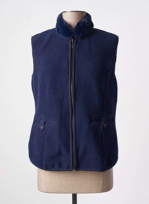 Polaire bleu AGATHE & LOUISE pour femme