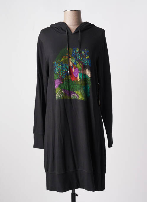 Robe mi-longue noir AGATHE & LOUISE pour femme